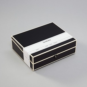 STORAGE BOX Quality made by Semikolon + Private Document Box plum +