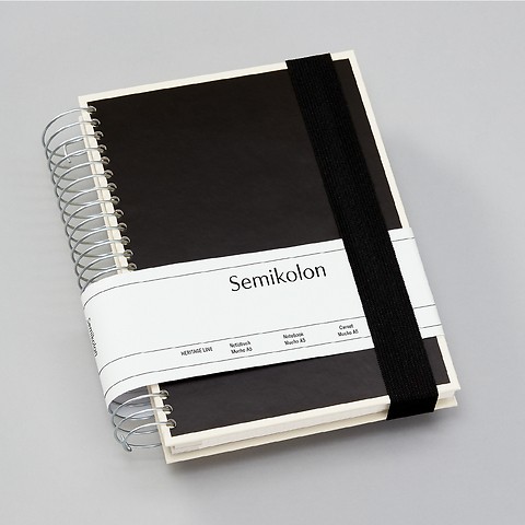 Mucho A5 Spiral Notebook Black