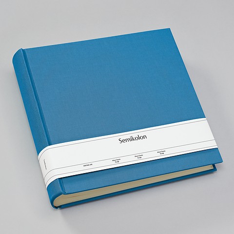 Album XLarge with linen binding Azzurro