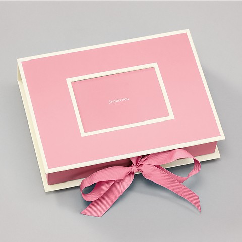 Small Photobox with personal cover picture Flamingo