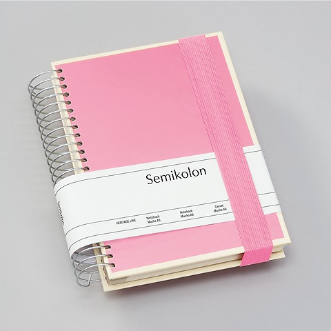 Mucho A5 Spiral Notebook Flamingo