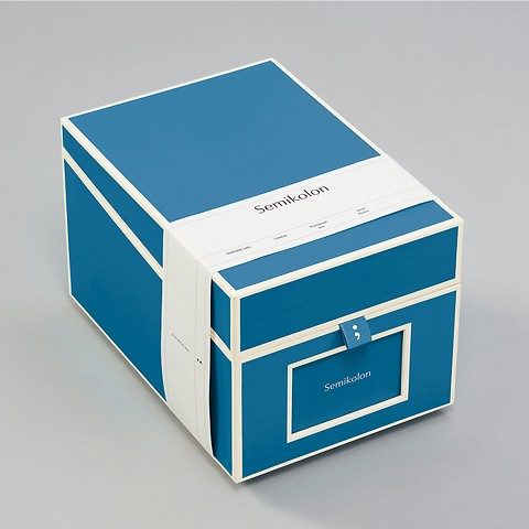 CD and Photograph box Azzurro