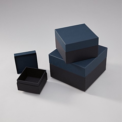Set of 3 boxes NATURAL AFFAIR Midnight