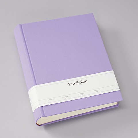 Album Large with linen binding Lilac Silk