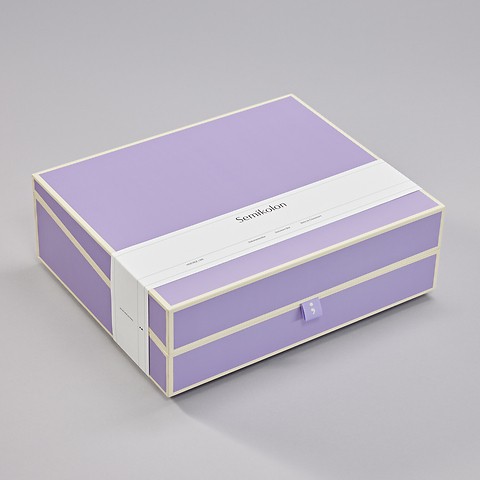 Document Box A4 Lilac Silk