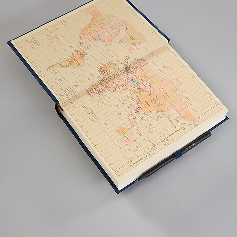 Travel diary 'Grand Voyage' with watermarked paper