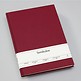 Notebook Classic (A4) book linen cover, 160 pages, ruled, burgundy