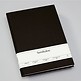 Notebook Classic (A4) book linen cover, 160 pages, ruled, black