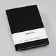 Notebook Classic (B5) book linen cover, 160 pages, plain, black