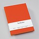 Notebook Classic (B5) book linen cover, 160 pages, plain, orange