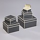 Set of 5 Gift Boxes, lava stone